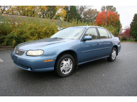 Medium Opal Blue Metallic Chevrolet Malibu Sedan.  Click to enlarge.