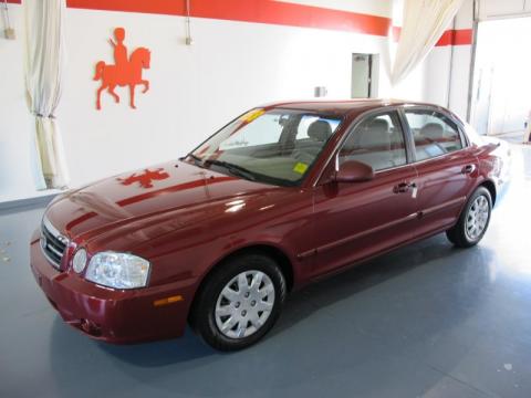 Radiant Red Kia Optima LX.  Click to enlarge.