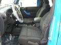  2011 Jeep Wrangler Unlimited Black Interior #12