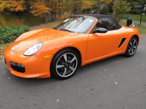 Orange Porsche Boxster Limited Edition.  Click to enlarge.