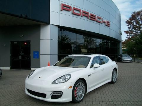 Carrara White Porsche Panamera Turbo.  Click to enlarge.