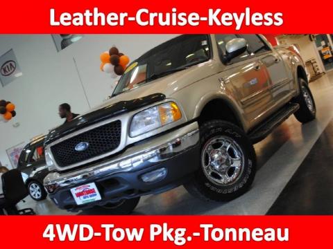 Arizona Beige Metallic Ford F150 Lariat SuperCrew 4x4.  Click to enlarge.