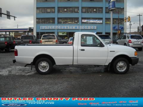 Oxford White Ford Ranger XL Regular Cab.  Click to enlarge.