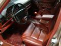  1989 Mercedes-Benz S Class Burgundy Interior #7