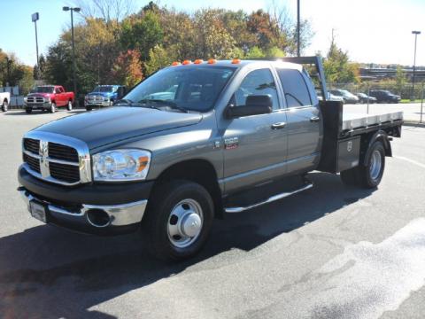 Mineral Gray Metallic Dodge Ram 3500 SLT Crew Cab 4x4 Chassis.  Click to enlarge.