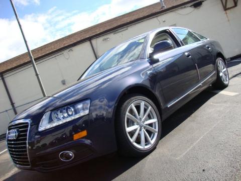 Aventurine Blue Pearl Effect Audi A6 3.0T quattro Sedan.  Click to enlarge.