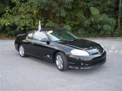 Black Chevrolet Monte Carlo SS.  Click to enlarge.