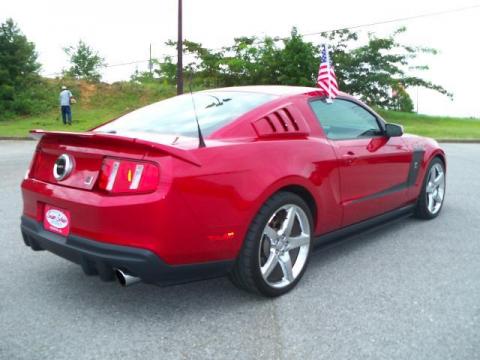 Red Candy Metallic 2010 Ford Mustang ROUSH 427R Supercharged Coupe with 