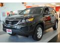 Front 3/4 View of 2011 Kia Sorento LX #2