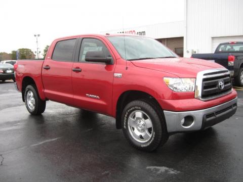 Barcelona Red Metallic Toyota Tundra TRD CrewMax 4x4.  Click to enlarge.