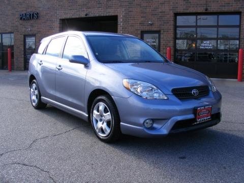 Cosmic Blue Metallic Toyota Matrix XR.  Click to enlarge.