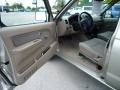  2002 Nissan Frontier Beige Interior #4