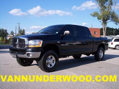 Black Dodge Ram 1500 SLT Mega Cab 4x4.  Click to enlarge.