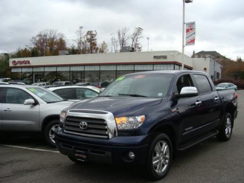 Nautical Blue Metallic Toyota Tundra Limited CrewMax 4x4.  Click to enlarge.