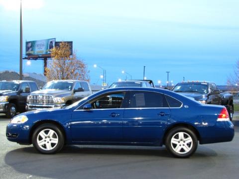 Laser Blue Metallic Chevrolet Impala LS.  Click to enlarge.