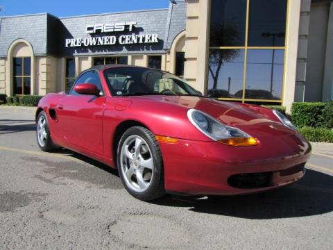 Orient Red Metallic Porsche Boxster .  Click to enlarge.