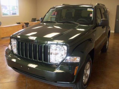 Natural Green Metallic Jeep Liberty Sport 4x4.  Click to enlarge.