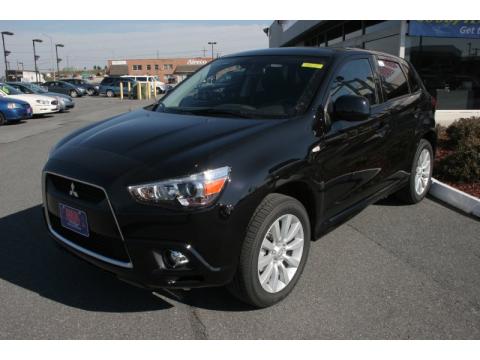 Labrador Black Pearl 2011 Mitsubishi Outlander Sport SE AWD with Black 