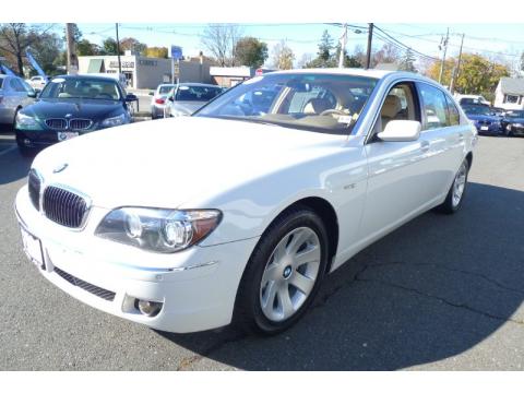 Alpine White BMW 7 Series 750Li Sedan.  Click to enlarge.