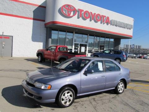 Slate Blue Nissan Sentra GXE.  Click to enlarge.