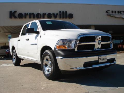 Bright White Dodge Ram 1500 ST Crew Cab.  Click to enlarge.