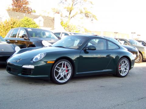 Porsche Racing Green Metallic Porsche 911 Carrera S Coupe.  Click to enlarge.