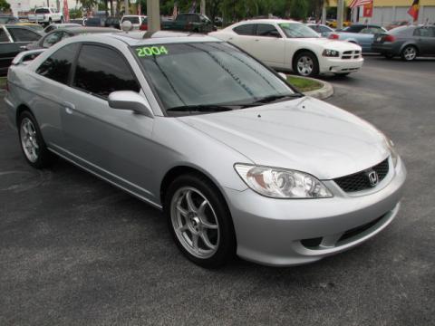 Satin Silver Metallic Honda Civic EX Coupe.  Click to enlarge.