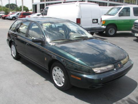 Dark Green Saturn S Series SW2 Wagon.  Click to enlarge.