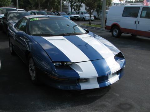 Medium Quasar Blue Metallic Chevrolet Camaro Coupe.  Click to enlarge.