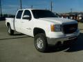 Front 3/4 View of 2008 GMC Sierra 2500HD SLT Crew Cab 4x4 #7