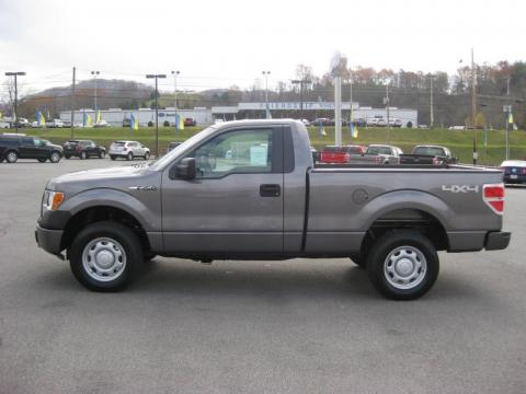 Sterling Grey Metallic Ford F150 XL Regular Cab 4x4.  Click to enlarge.