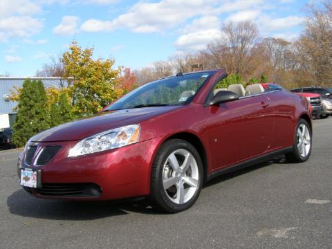 Performance Red Metallic Pontiac G6 GT Convertible.  Click to enlarge.