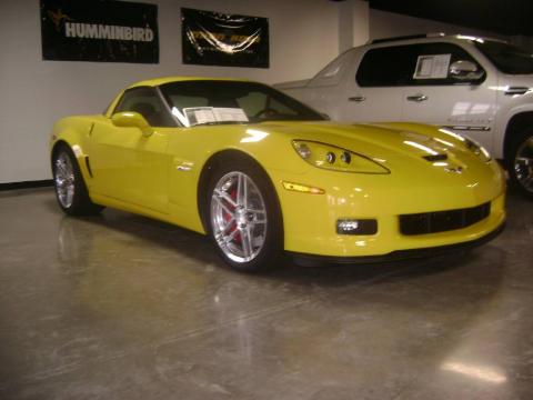 Velocity Yellow Chevrolet Corvette Z06.  Click to enlarge.