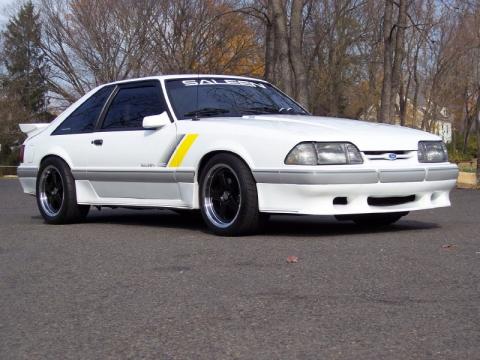 Oxford White Ford Mustang Saleen SSC Fastback.  Click to enlarge.