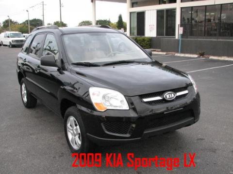 Black Cherry Kia Sportage LX.  Click to enlarge.