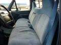  1996 Ford F150 Royal Blue Interior #8