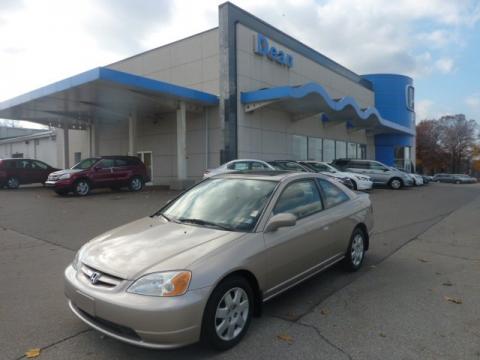 Shoreline Mist Metallic Honda Civic EX Coupe.  Click to enlarge.