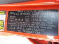 Kia Color Code 06 Sunset Orange #14 Kia Color Code 06 Sunset Orange #14