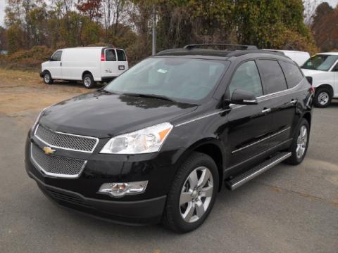 Black Granite Metallic Chevrolet Traverse LTZ.  Click to enlarge.