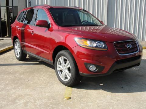 2011 Hyundai Santa Fe Interior. Sonoran Red 2011 Hyundai Santa