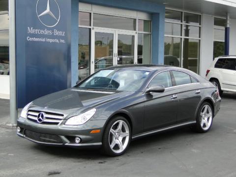 Flint Grey Metallic Mercedes-Benz CLS 550.  Click to enlarge.