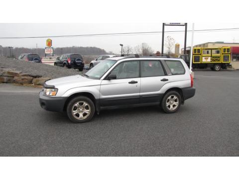 Platinum Silver Metallic Subaru Forester 2.5 X.  Click to enlarge.