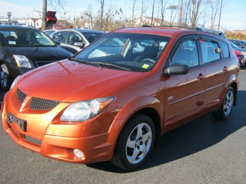 Fusion Orange Metallic Pontiac Vibe .  Click to enlarge.