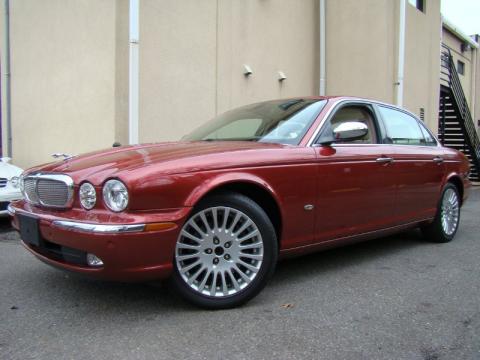 Radiance Red Metallic Jaguar XJ Vanden Plas.  Click to enlarge.