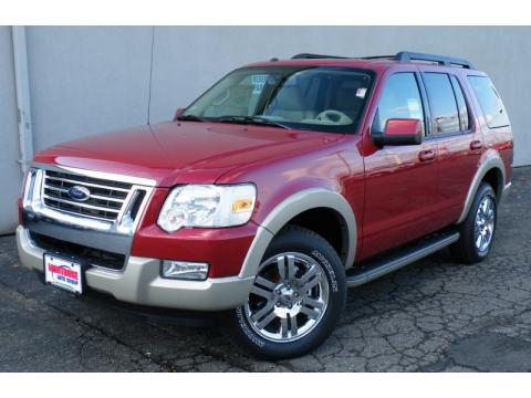Sangria Red Metallic Ford Explorer Eddie Bauer 4x4.  Click to enlarge.