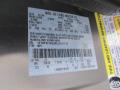 Ford Color Code ZY Vapor Silver Metallic #14