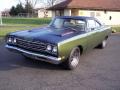 Front 3/4 View of 1969 Plymouth Road Runner 2 Door Coupe #9