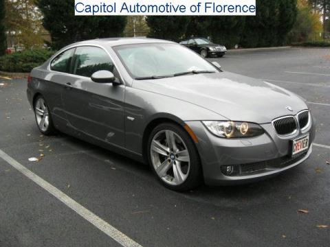 Space Grey Metallic 2008 BMW 3 Series 335i Coupe with Black interior Space 