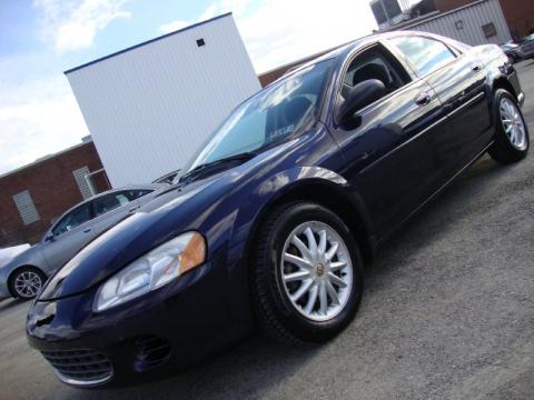 Deep Sapphire Blue Pearl Chrysler Sebring LX Sedan.  Click to enlarge.