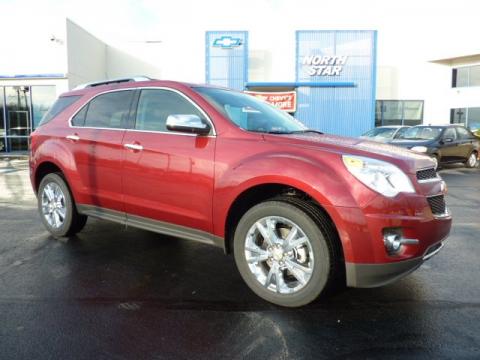 Cardinal Red Metallic Chevrolet Equinox LTZ AWD.  Click to enlarge.